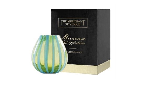 Linea per l’ambiente The Merchant of Venice in vetro di Murano