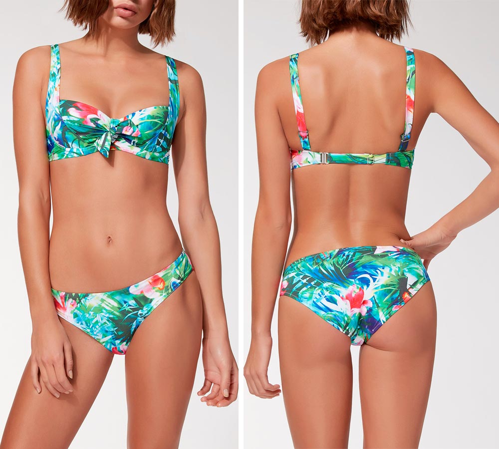 Collezione Beachwear Calzedonia estate 2017, tra esplosione di colori, fantasie floreali e tendenze retrò