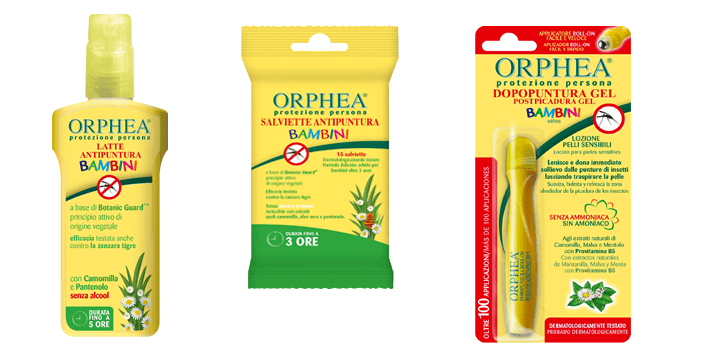 Orphea, protezione naturale contro zanzare e insetti