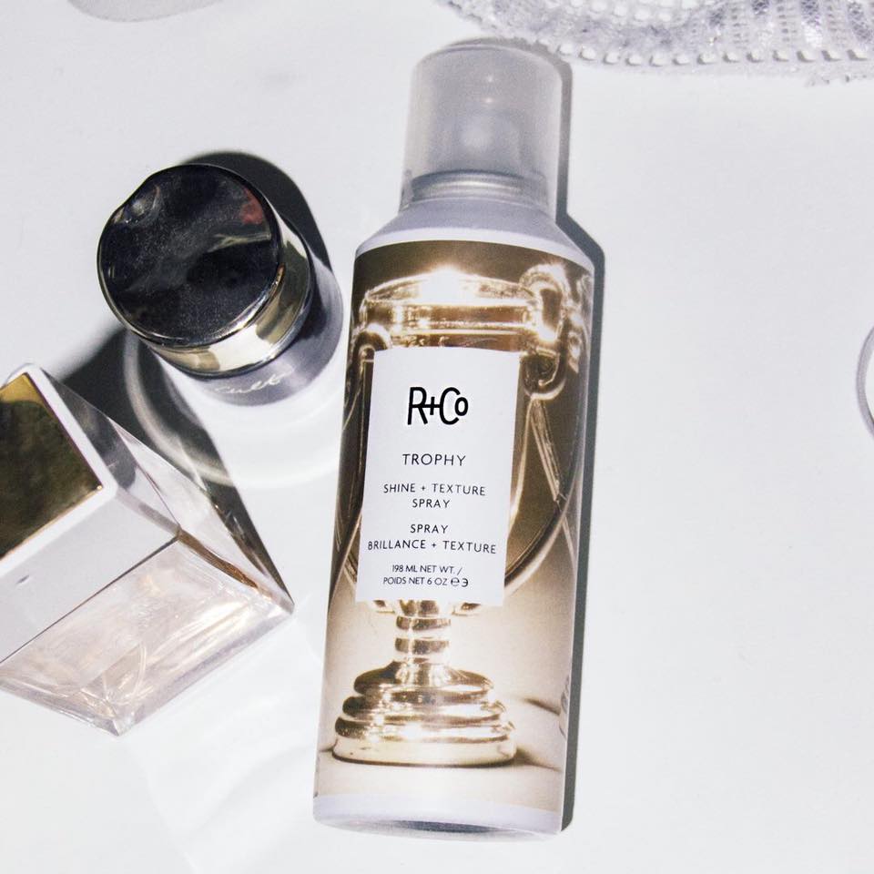 Trophy Shine + Texture Spray di R+Co