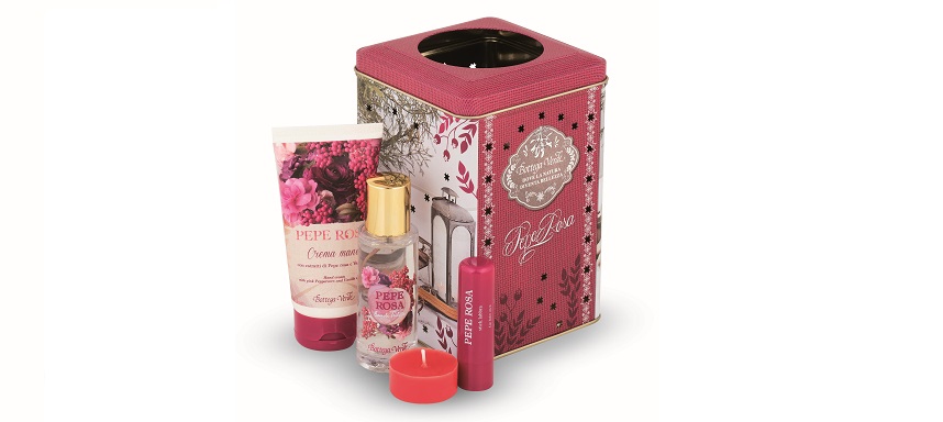 Lanterna Pepe Rosa Natale Bottega Verde