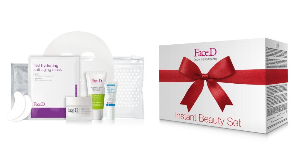 Instant Beauty Set di FaceD, Natale 2017