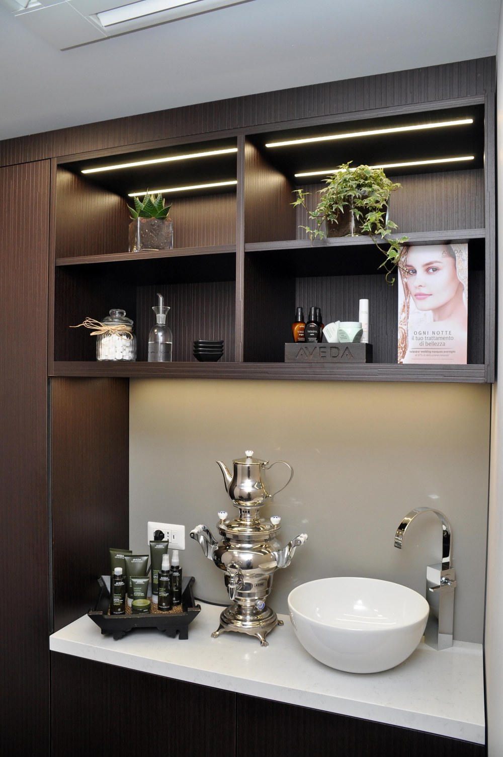 Inaugurazione del primo&nbsp;Aveda&nbsp;Store italiano, a Milano