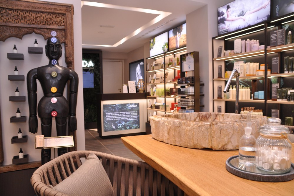 Inaugurazione del primo&nbsp;Aveda&nbsp;Store italiano, a Milano