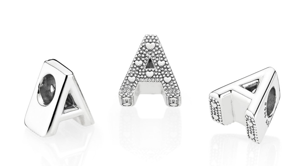 Collezione Alfabeto di Pandora, in arrivo a luglio Vanity in Milan