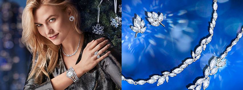 Collezione Swarovski per Natale, gioielli e decorazioni in cristallo