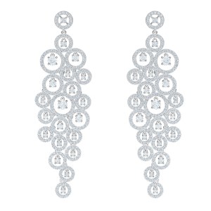 Orecchini chandelier Natale Swarovski