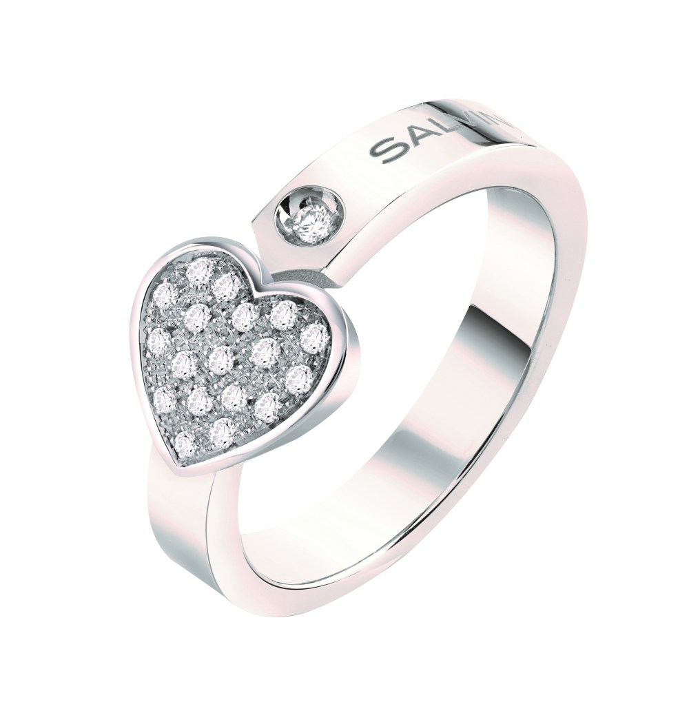 Anello Salvini cuore diamanti
