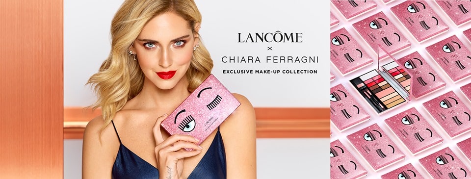 Chiara Ferragni trucchi Lancome Douglas