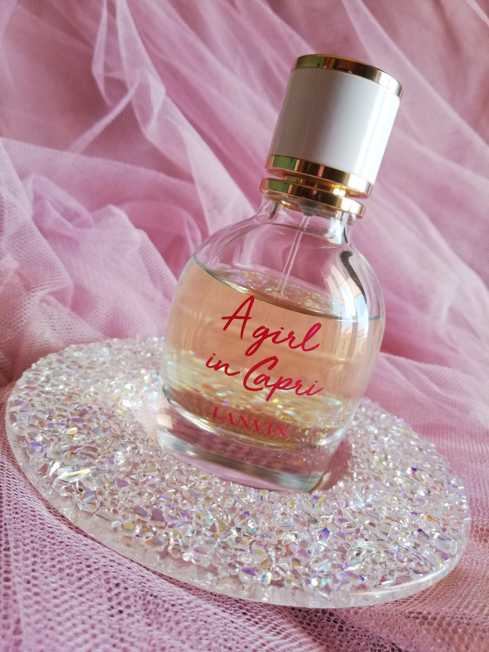 Profumo agrumato per l'estate, piattino vetro colorato Bardelli