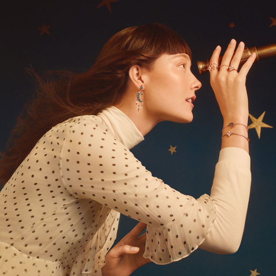 Gioielli Swarovski inverno 2020 cielo stellato