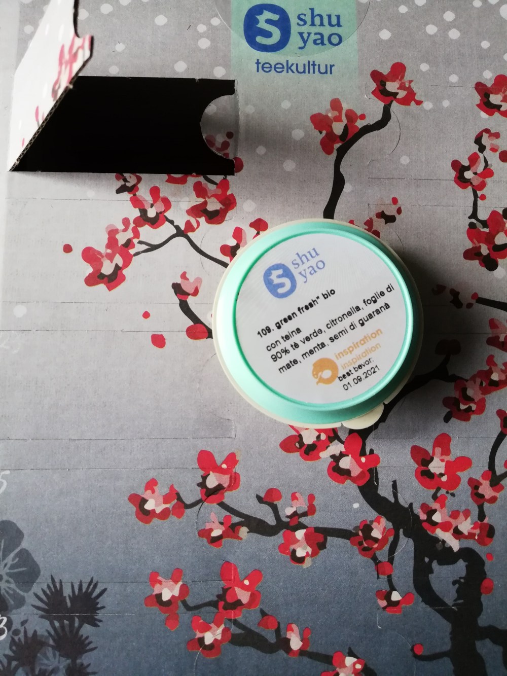 Miscela di tè assortiti nel Calendario dell'Avvento QVC