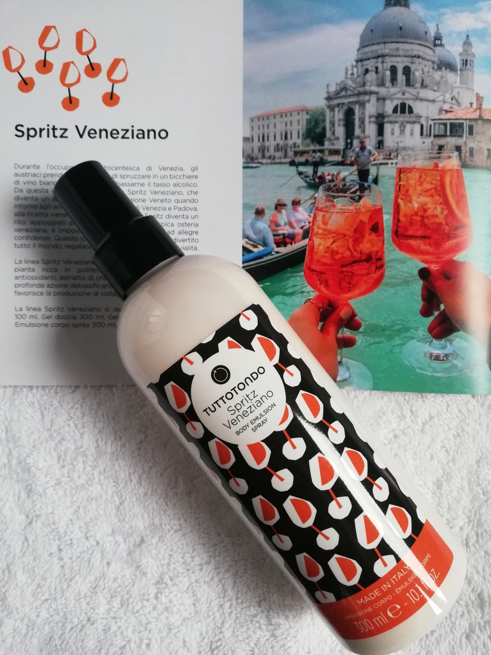 Emulsione corpo spray al profumo di agrumi