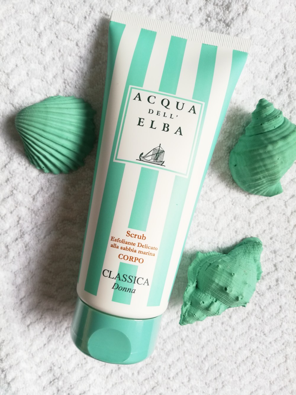 Scrub corpo note marine Acqua dell Elba