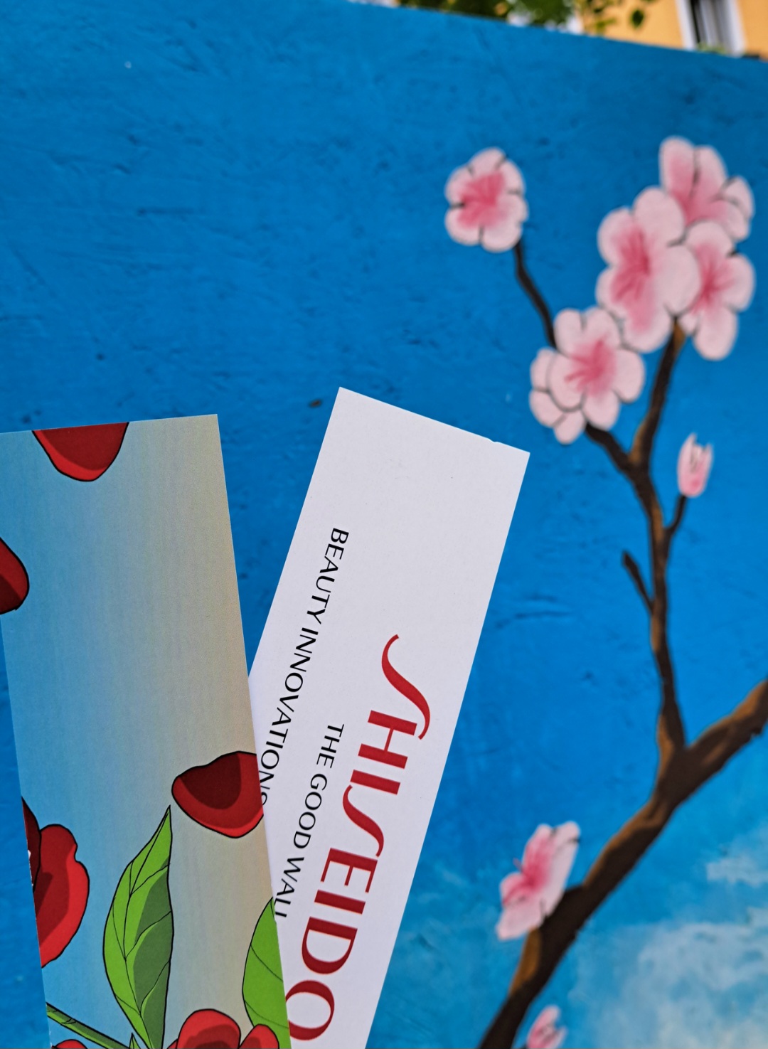 Murales antismog "The Good Wall" di Shiseido Italy, realizzato con pittura Airlite a Milano