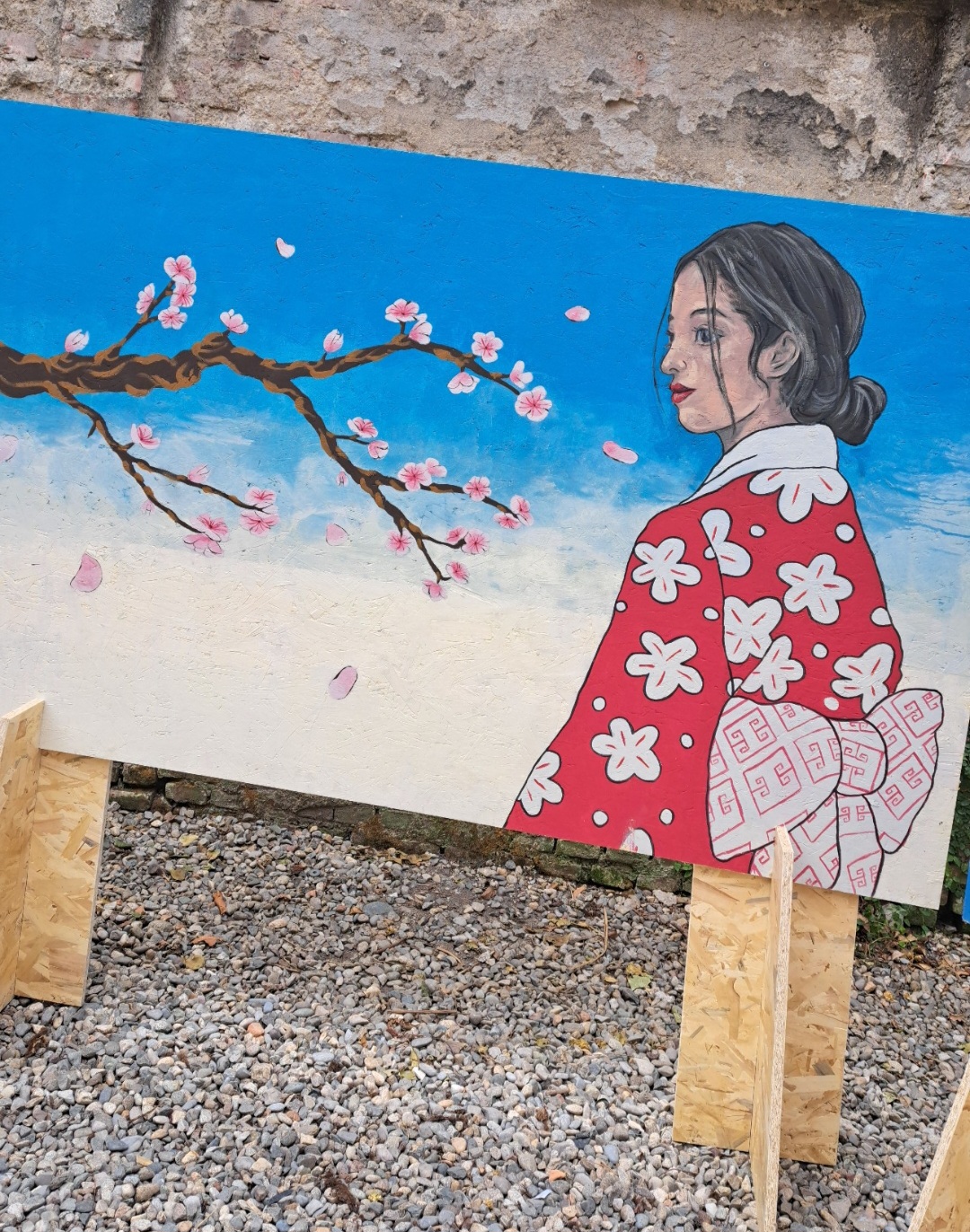 Murales antismog "The Good Wall" di Shiseido Italy, realizzato con pittura Airlite a Milano