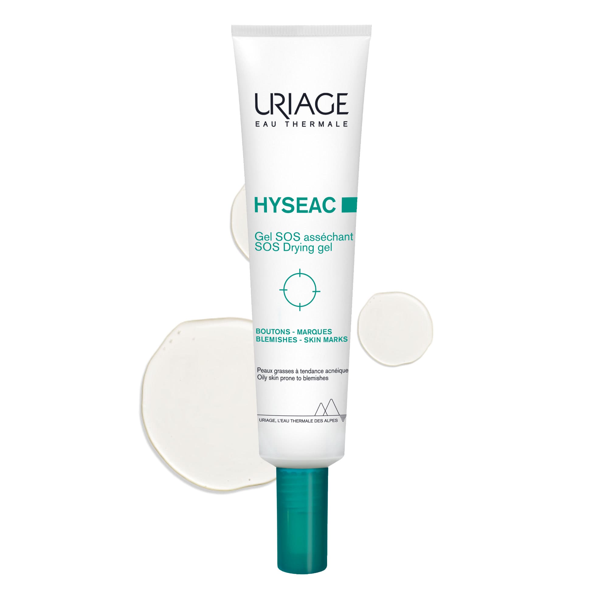 Confezione e texture del patch purificante Uriage Hyseac SOS Effetto Invisibile.