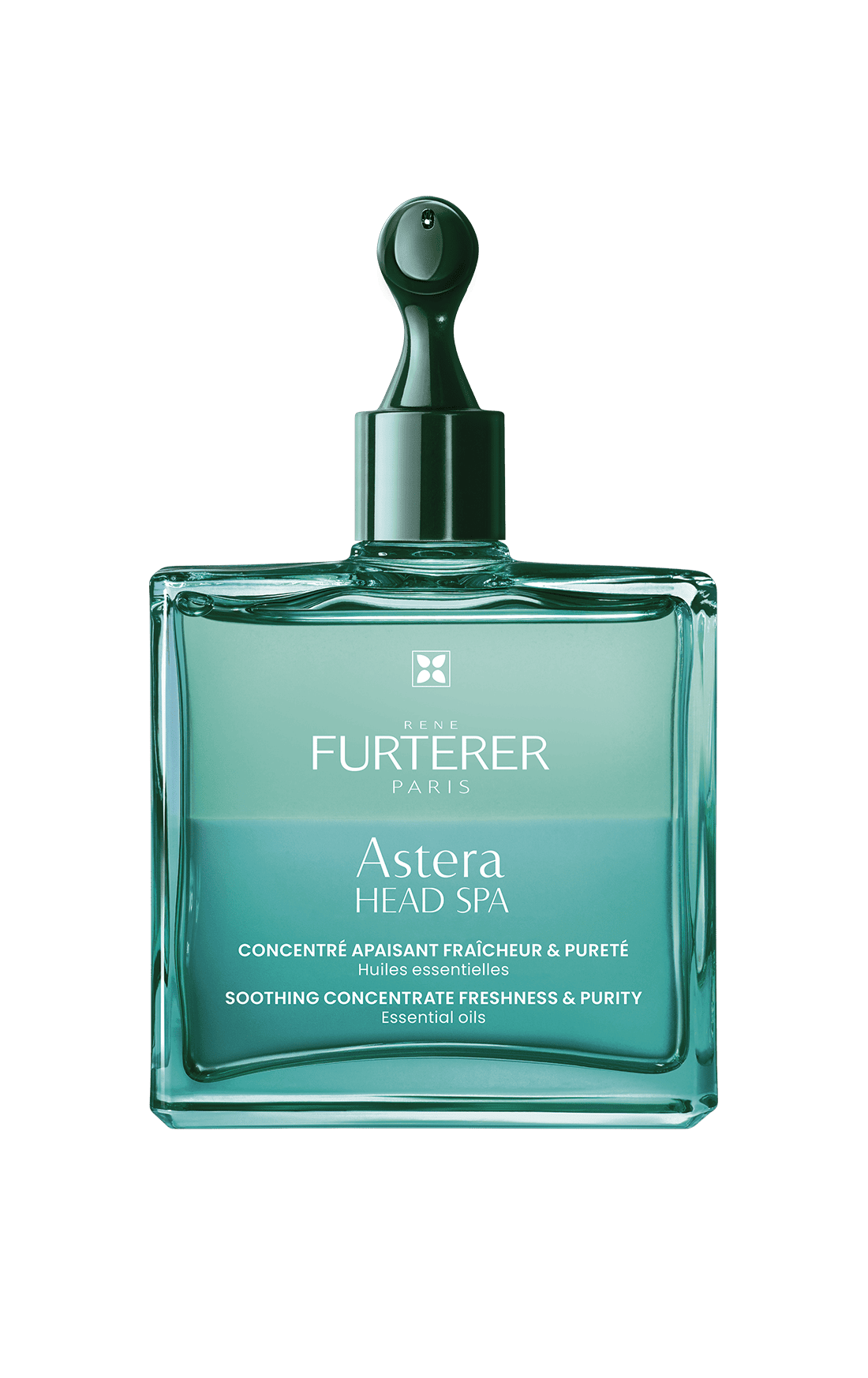 René Furterer Astera Fresh Head Spa con oli essenziali di menta ed eucalipto.