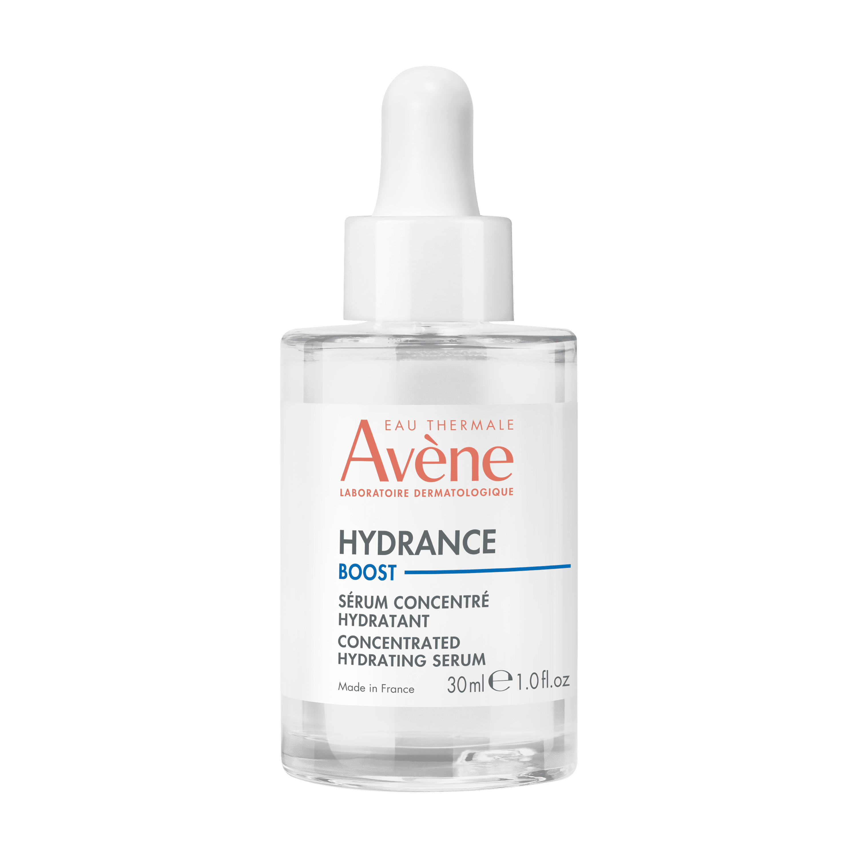 Hydrance Boost Siero Concentrato Idratante di Avène, prodotto per pelle sensibile e disidratata.