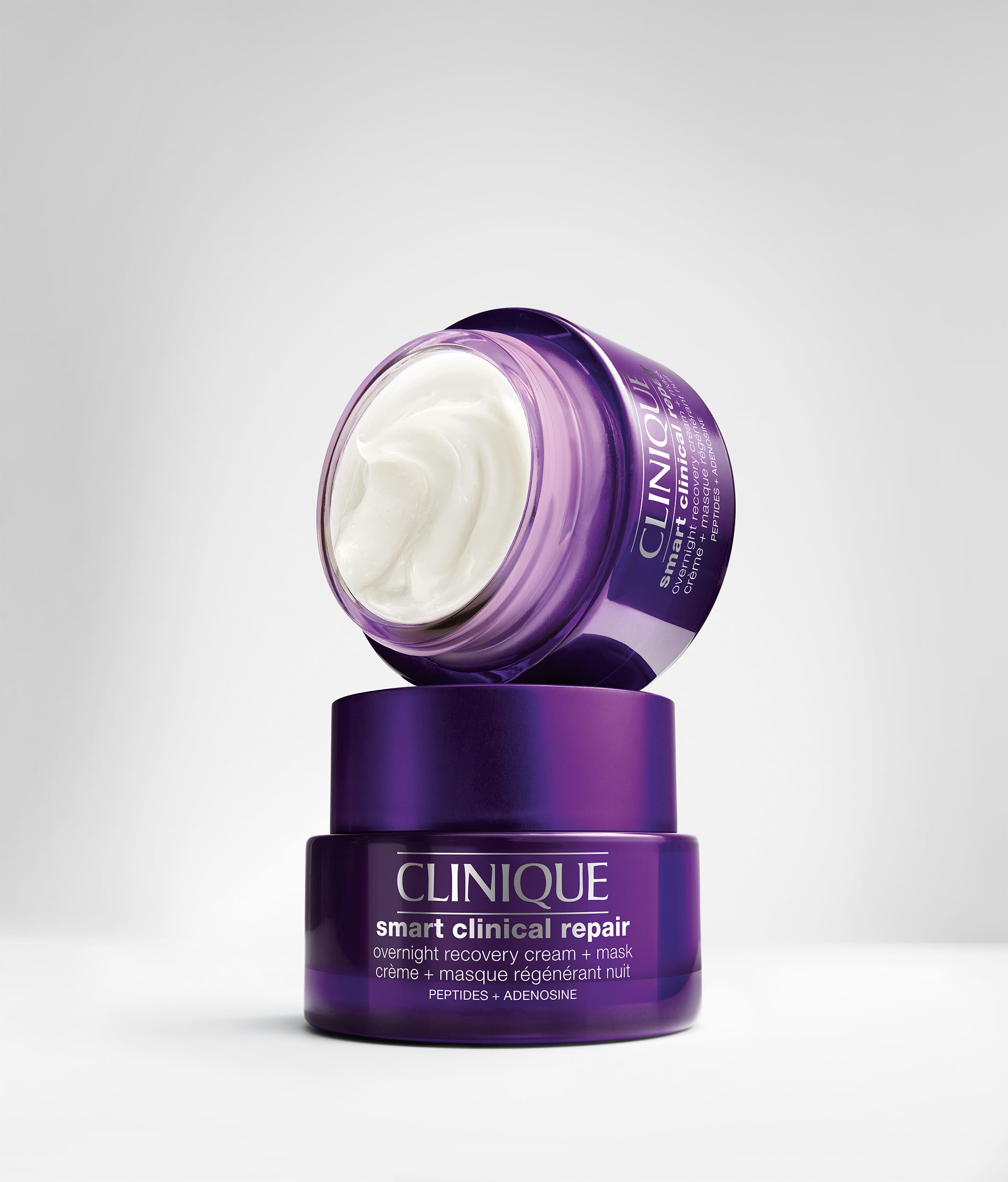 Packaging di Clinique Smart Clinical Repair™ Overnight Recovery Cream + Mask,