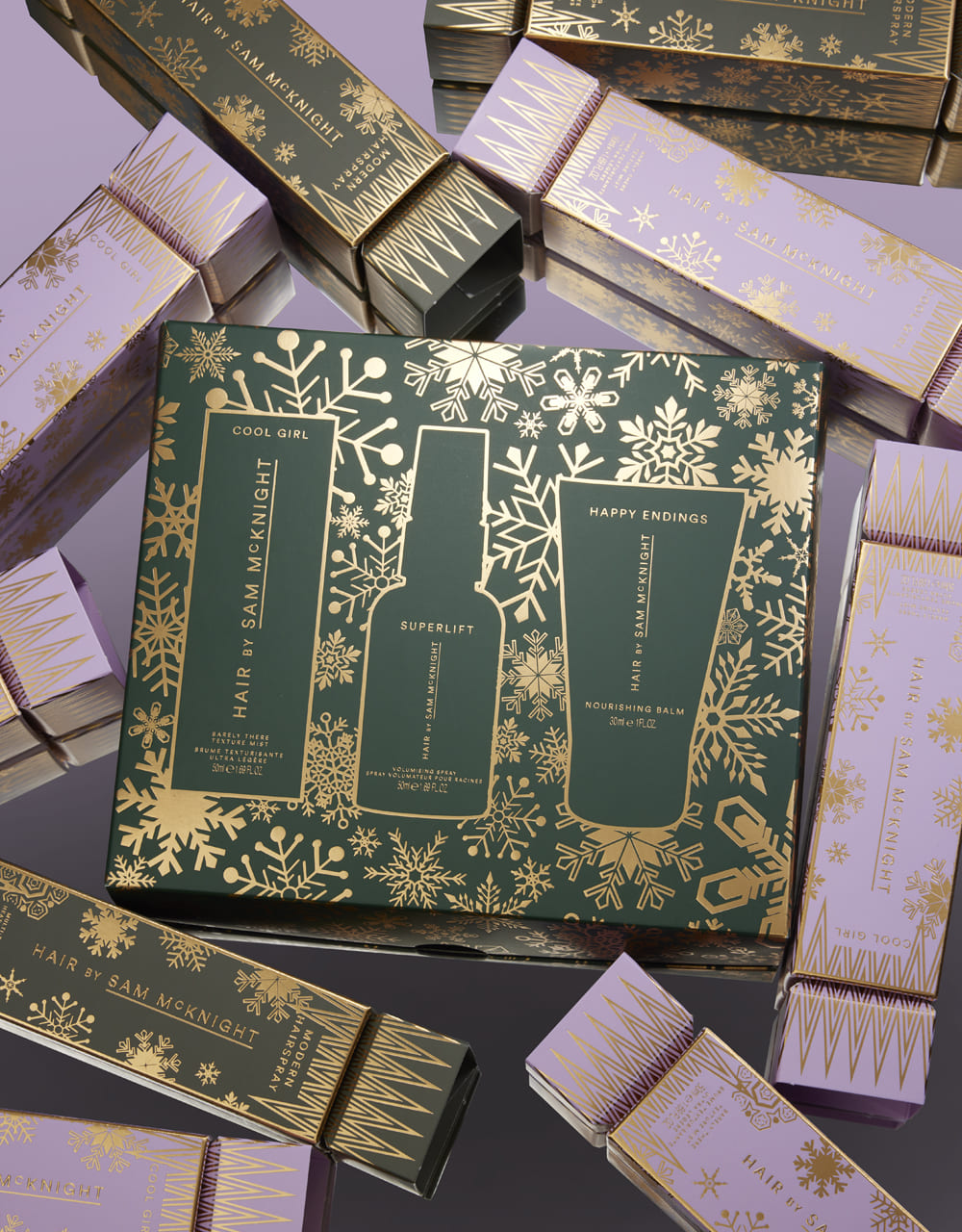 confezioni regalo della collezione Hair by Sam McKnight per Natale 2024