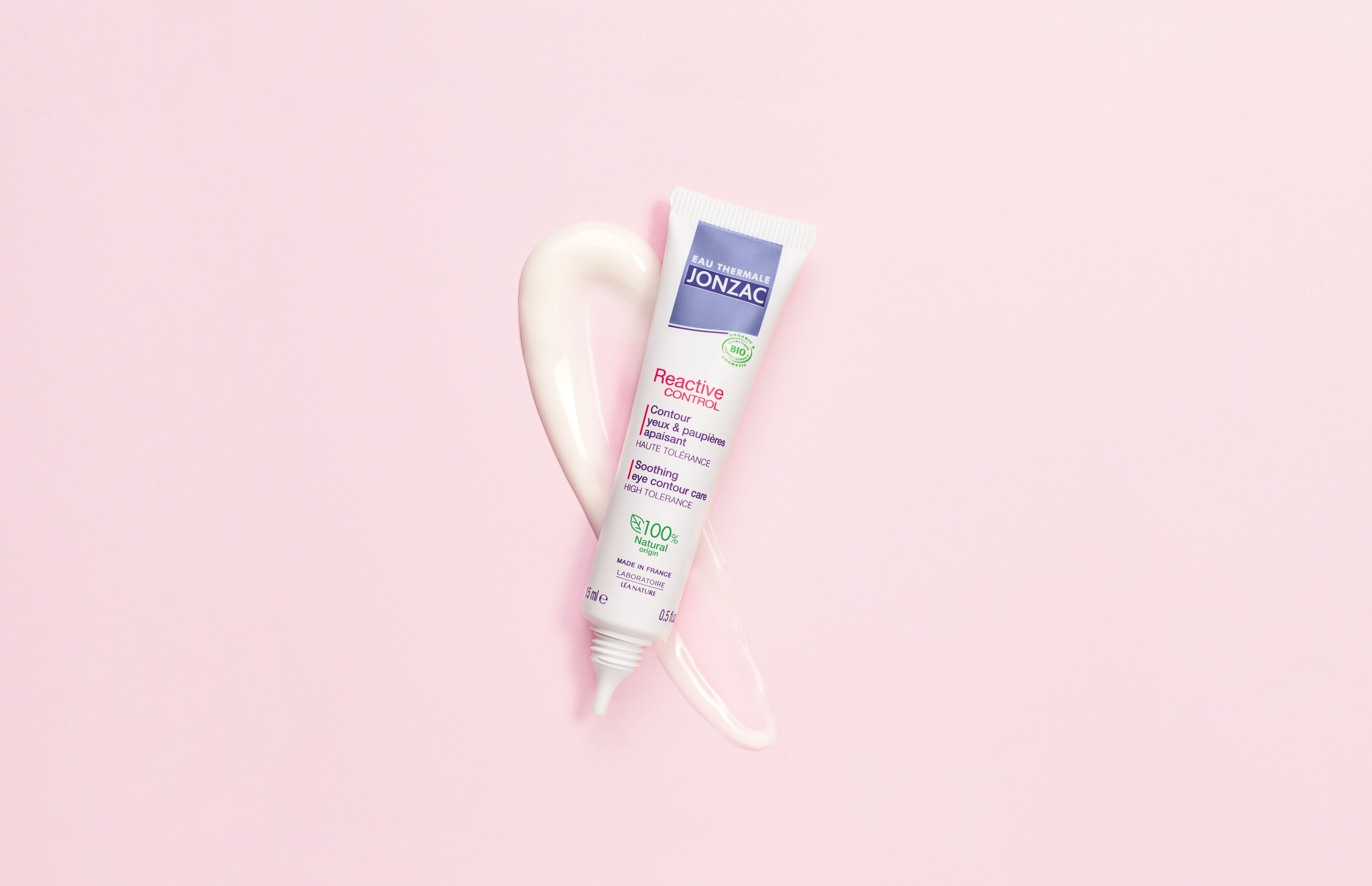 Contorno occhi lenitivo di Eau Thermale Jonzac della linea Reactive CONTROL per pelli intolleranti e allergiche