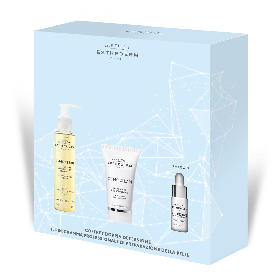Cofanetto OSMOCLEAN di Institut Esthederm con olio micellare e trattamento professionale