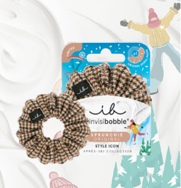 Jaquard Sprunchie di Invisibobble, accessorio must-have per capelli