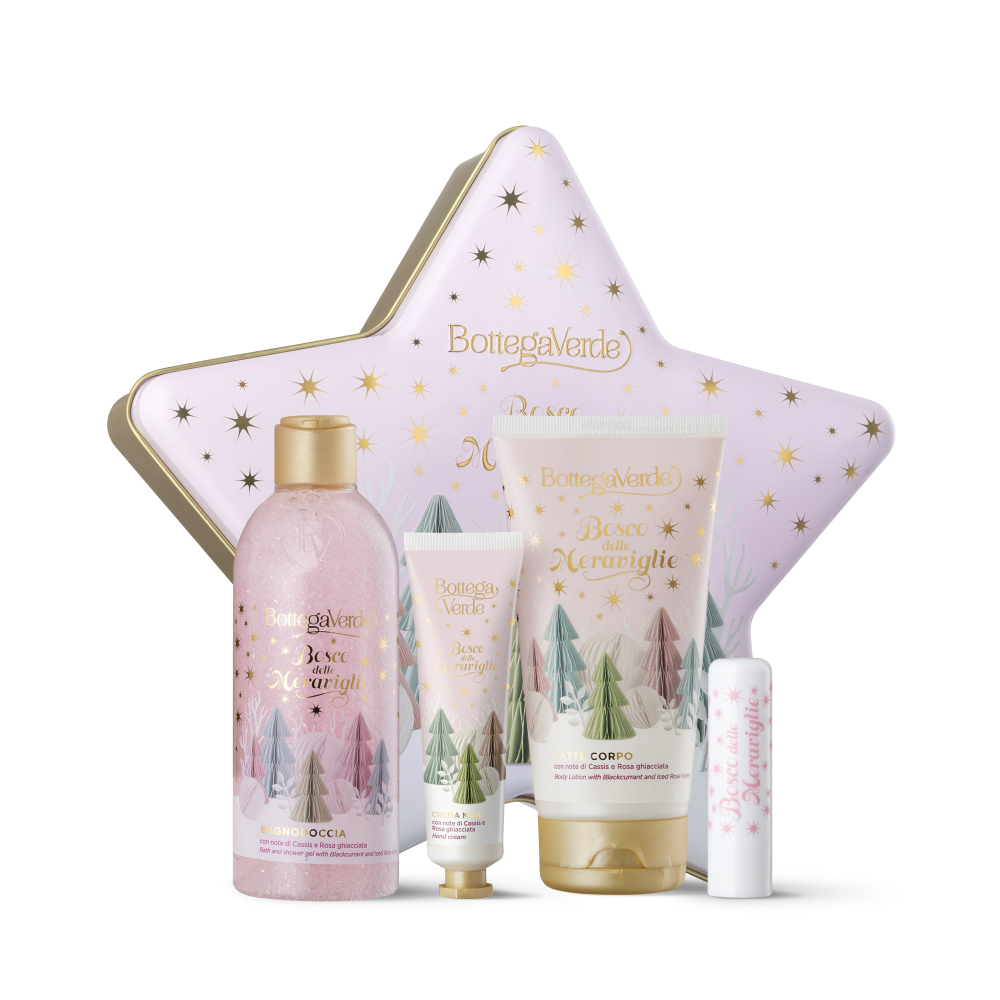 Box regalo Bosco delle Meraviglie di Bottega Verde Natale 2024, set di bellezza ispirato alla natura