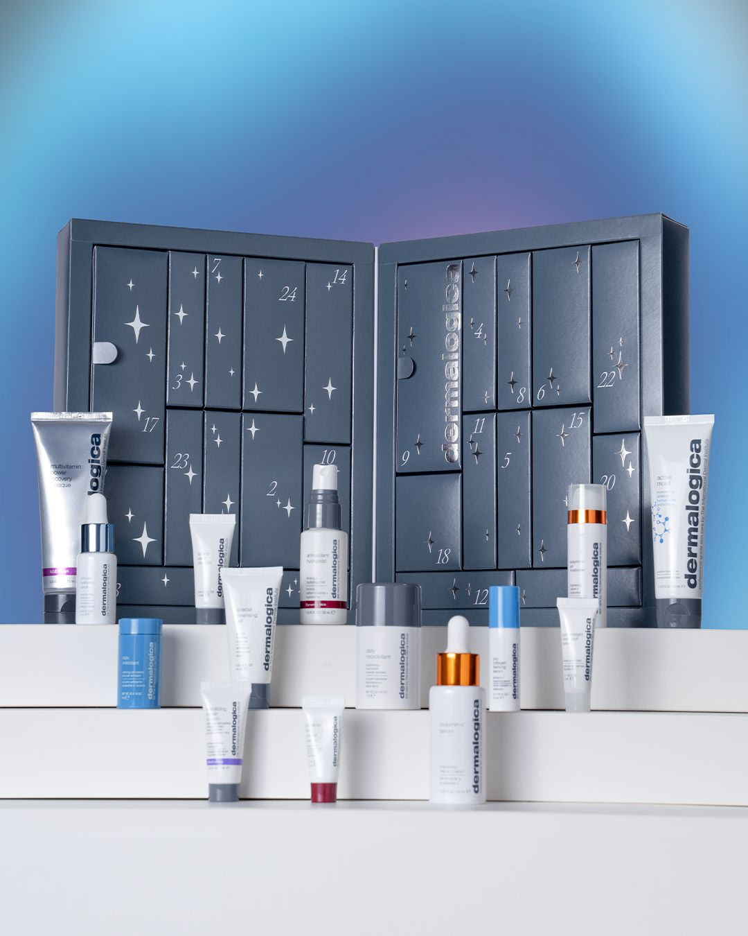 Calendario dell'Avvento Dermalogica con prodotti skincare