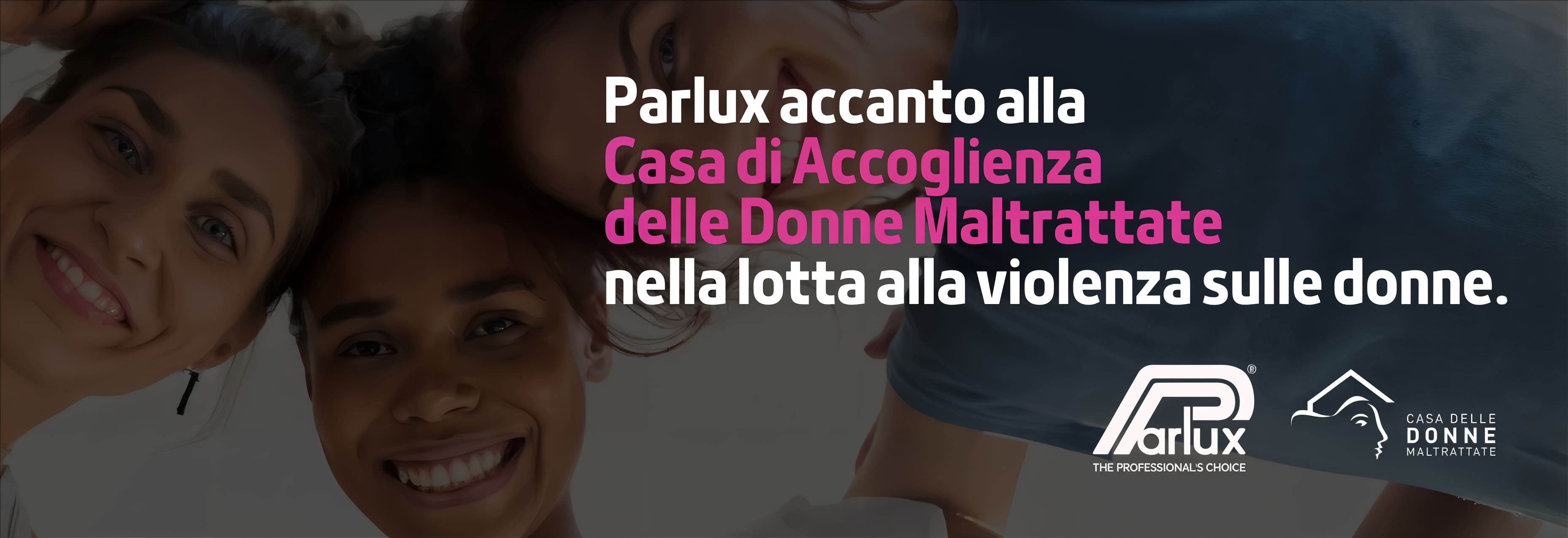 Asciugacapelli Parlux e CADMI insieme per sostenere le donne vittime di violenza
