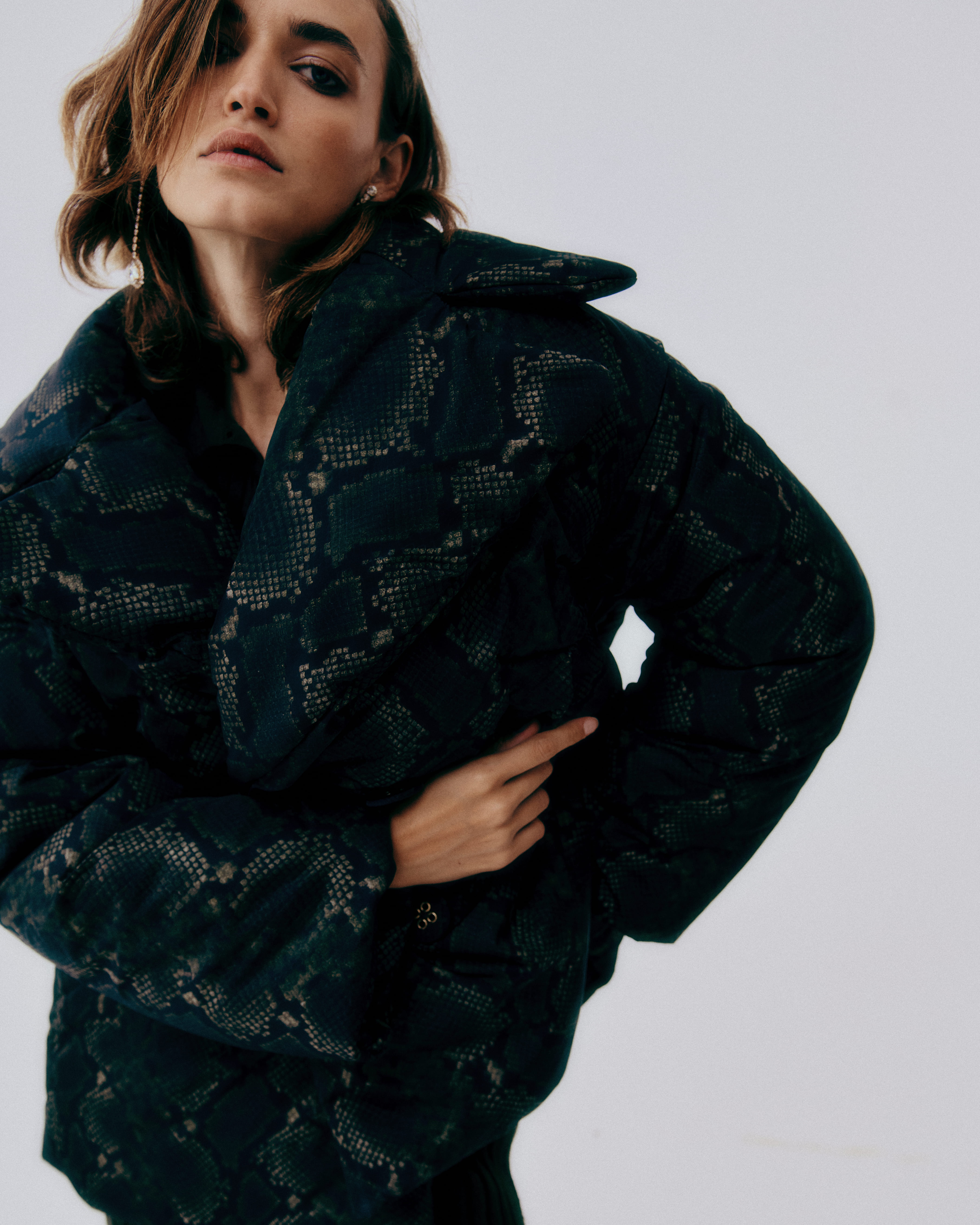 Piumino chic in tessuto tecnico di Luisa Spagnoli