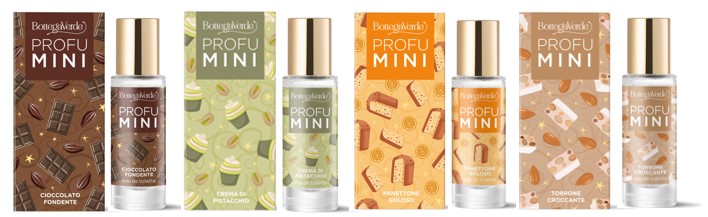 Profumini Bottega Verde Natale 2024, mini fragranze ideali come regali