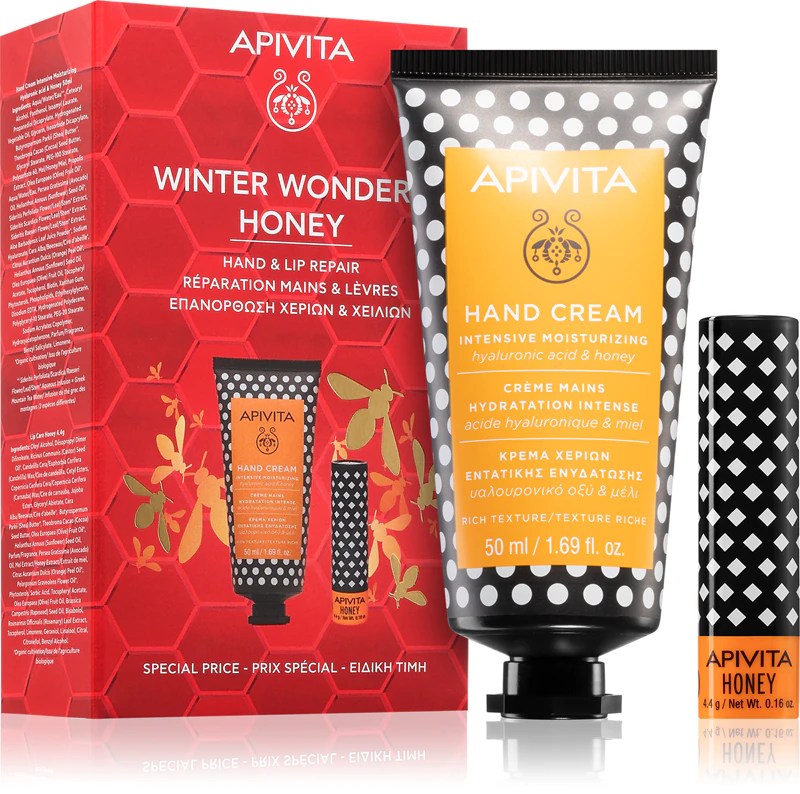 Cofanetto Apivita Winter Wonders Honey skincare natalizia