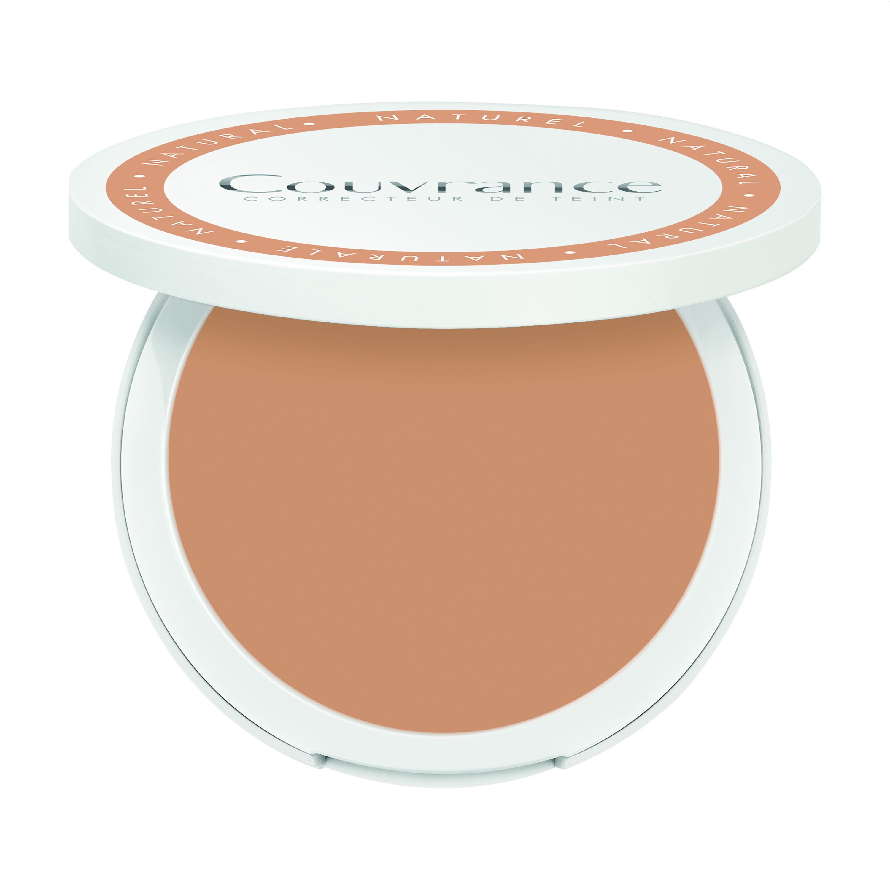 Fondotinta compatto in crema con SPF 30 di Eau Thermale Avène, ideale per uniformare l'incarnato delle pelli sensibili.