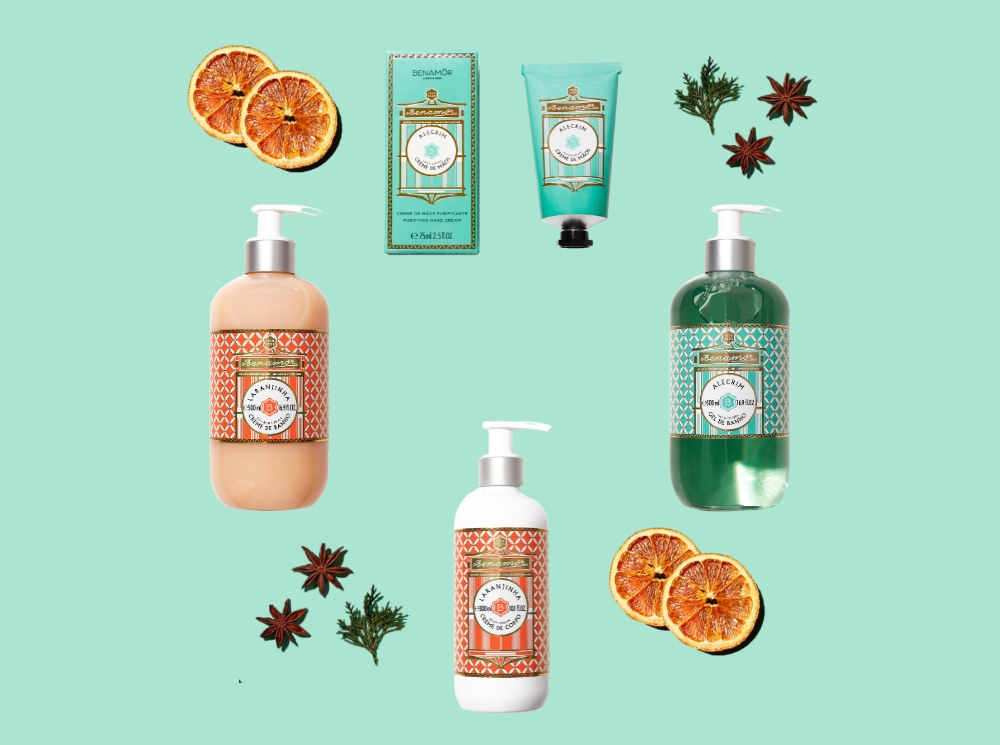 Benamôr 100° anniversario con le collezioni Laranjinha e Alecrim, skincare naturale in edizione limitata
