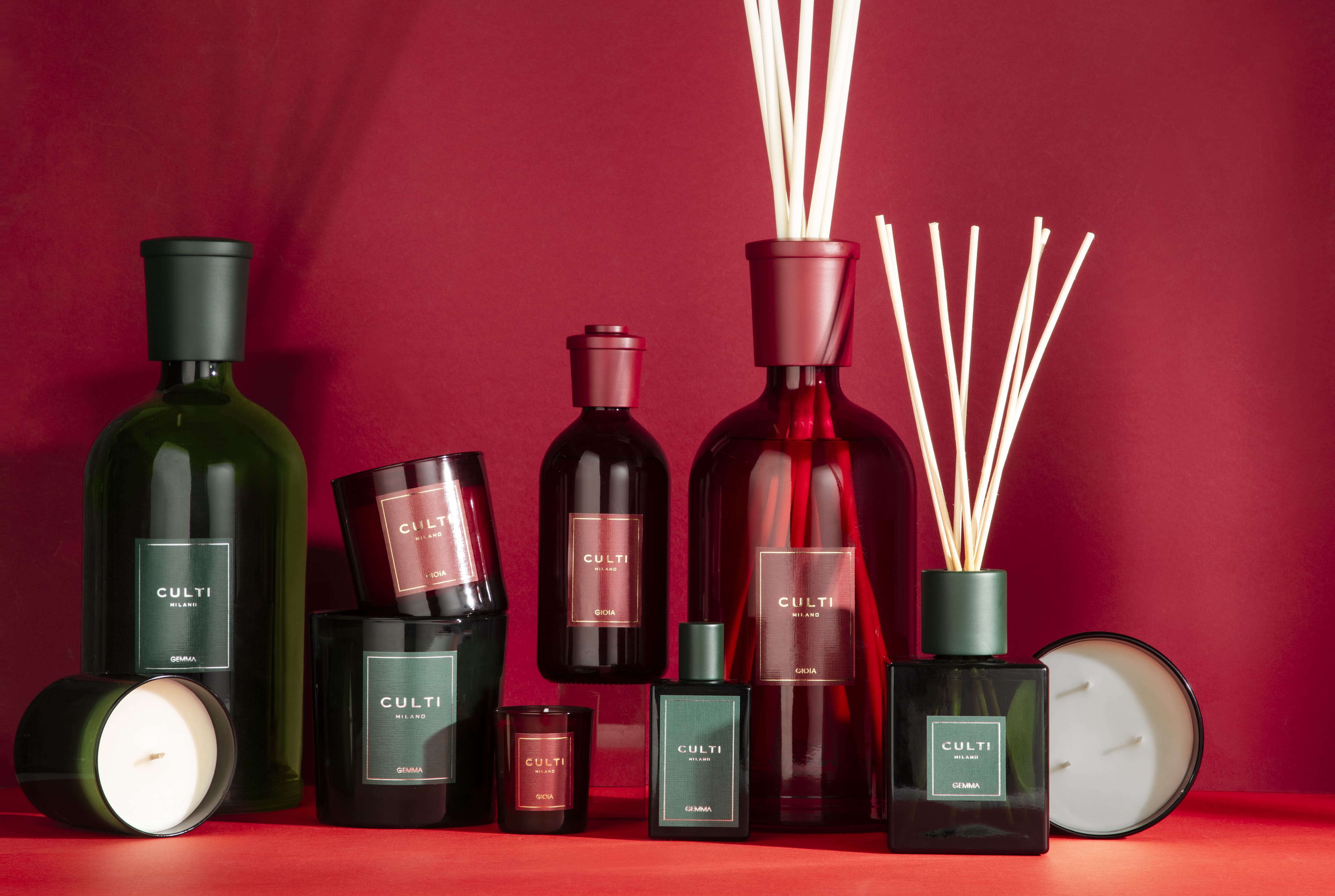 Le collezioni Gemma e Gioia di CULTI MILANO per creare un'atmosfera natalizia unica e profumata