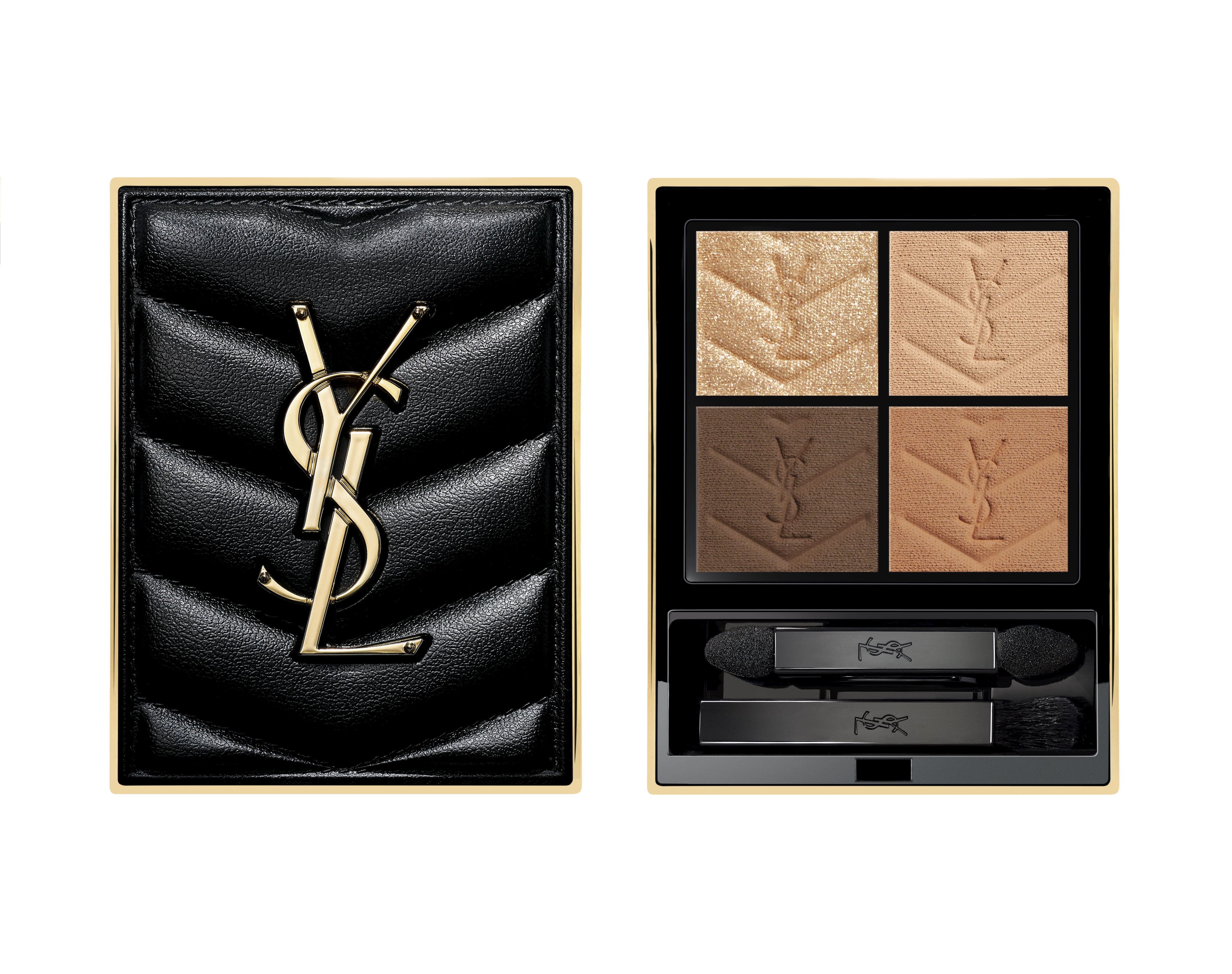 Palette Couture Mini Clutch 300 Kasbah Spices di YSL Beauty con tonalità calde e sofisticate per uno sguardo magnetico.