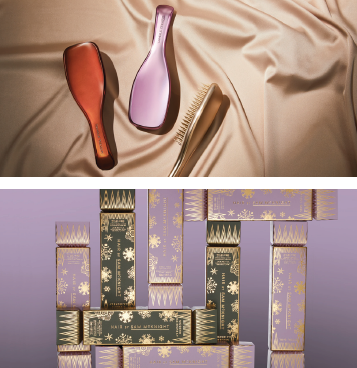 Collezioni Tangle Teezer e Hair by Sam McKnight per il Natale 2024: accessori per capelli scintillanti e volumizzanti