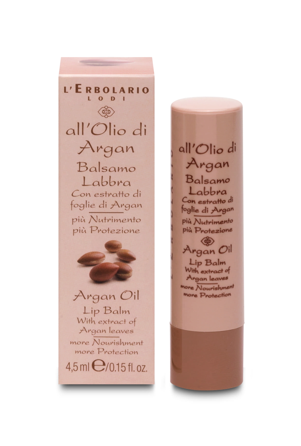 Balsamo labbra di L'Erbolario con olio di Argan ed estratti antiossidanti