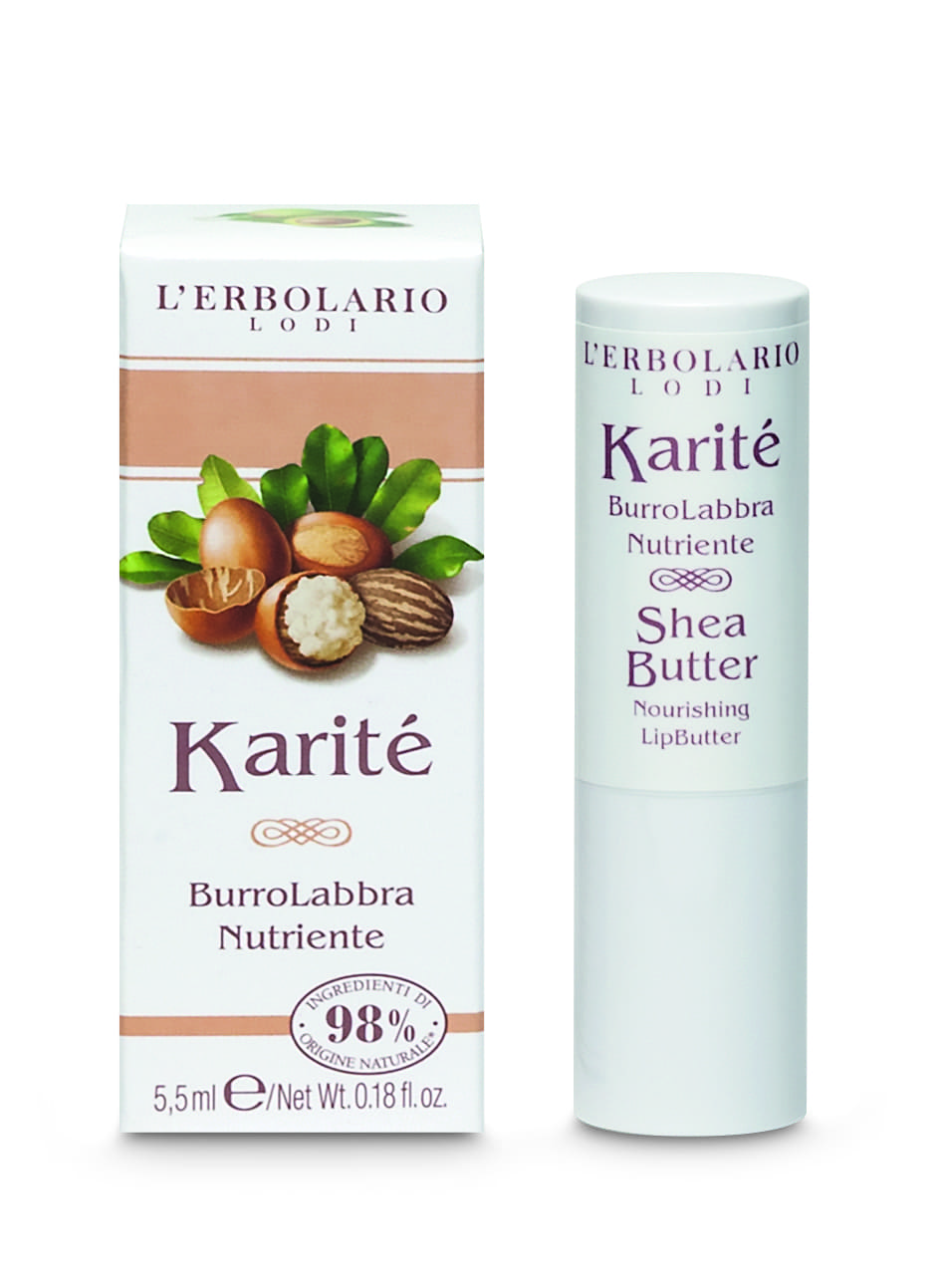 Burro labbra nutriente di L'Erbolario con azione riparatrice ed emolliente