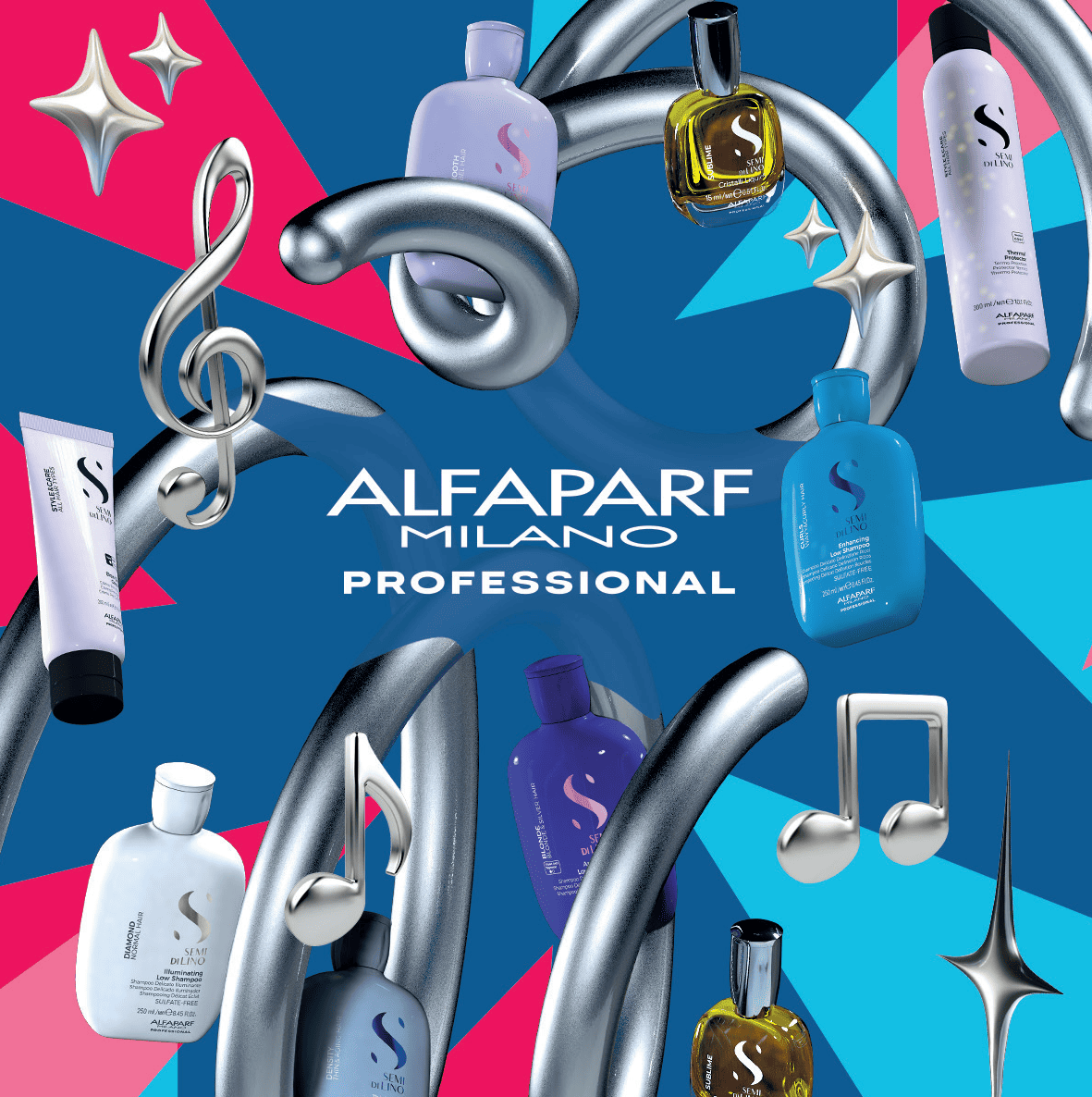 Alfaparf Milano Professional offre hairstyling e consulenze di stile a Casa Sanremo 2025