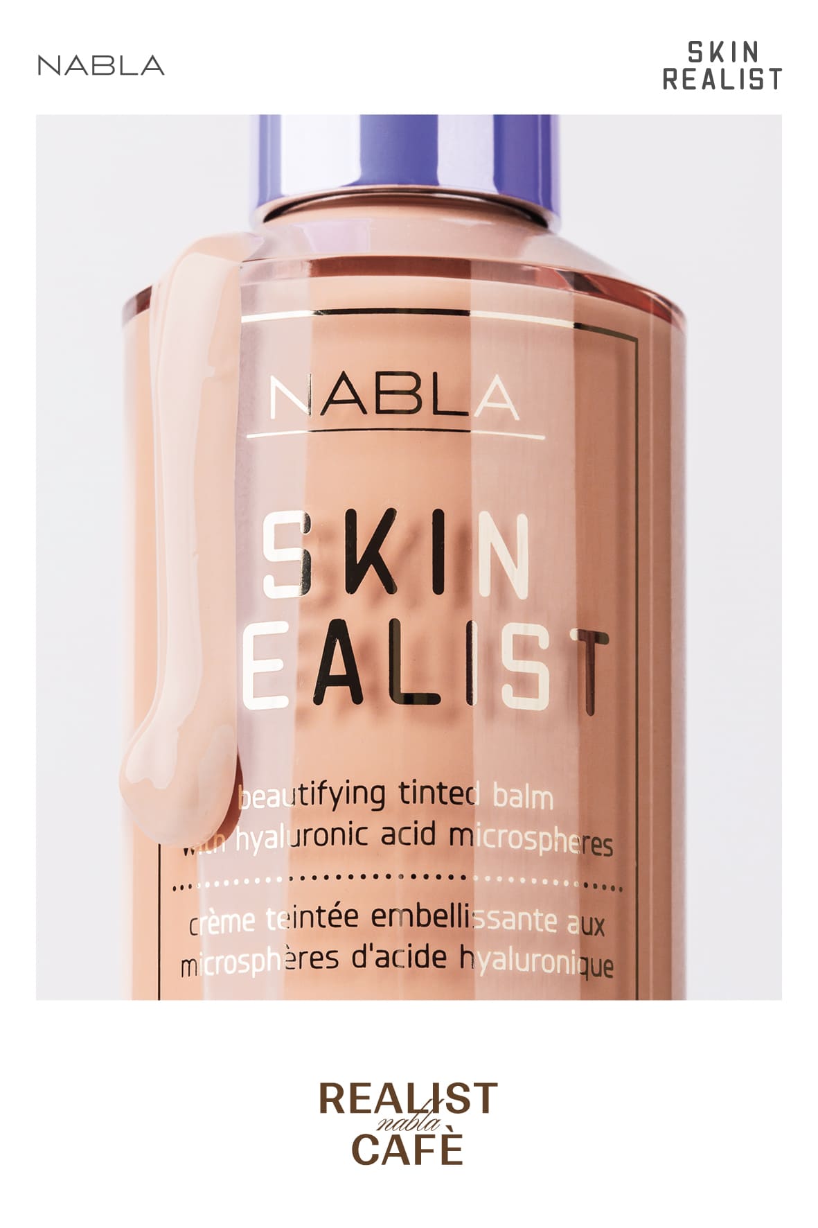 Nabla Skin Realist crema colorata con acido ialuronico per una pelle luminosa e levigata