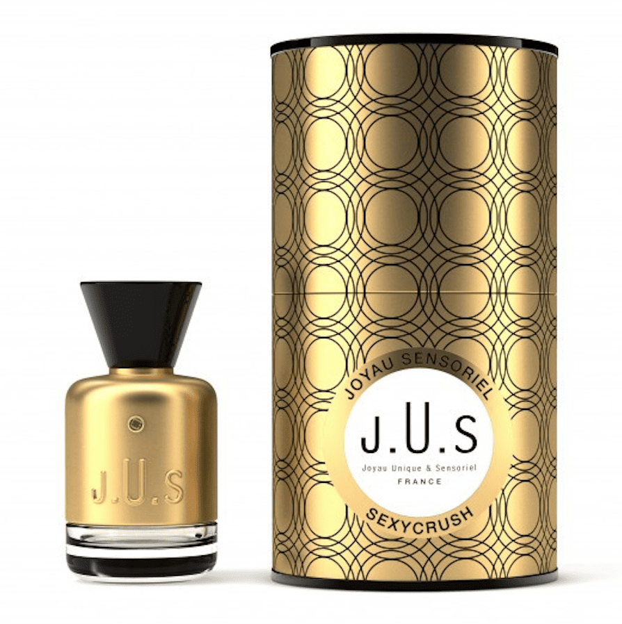Sexycrush di J.U.S, un profumo seducente con rosa e oud.