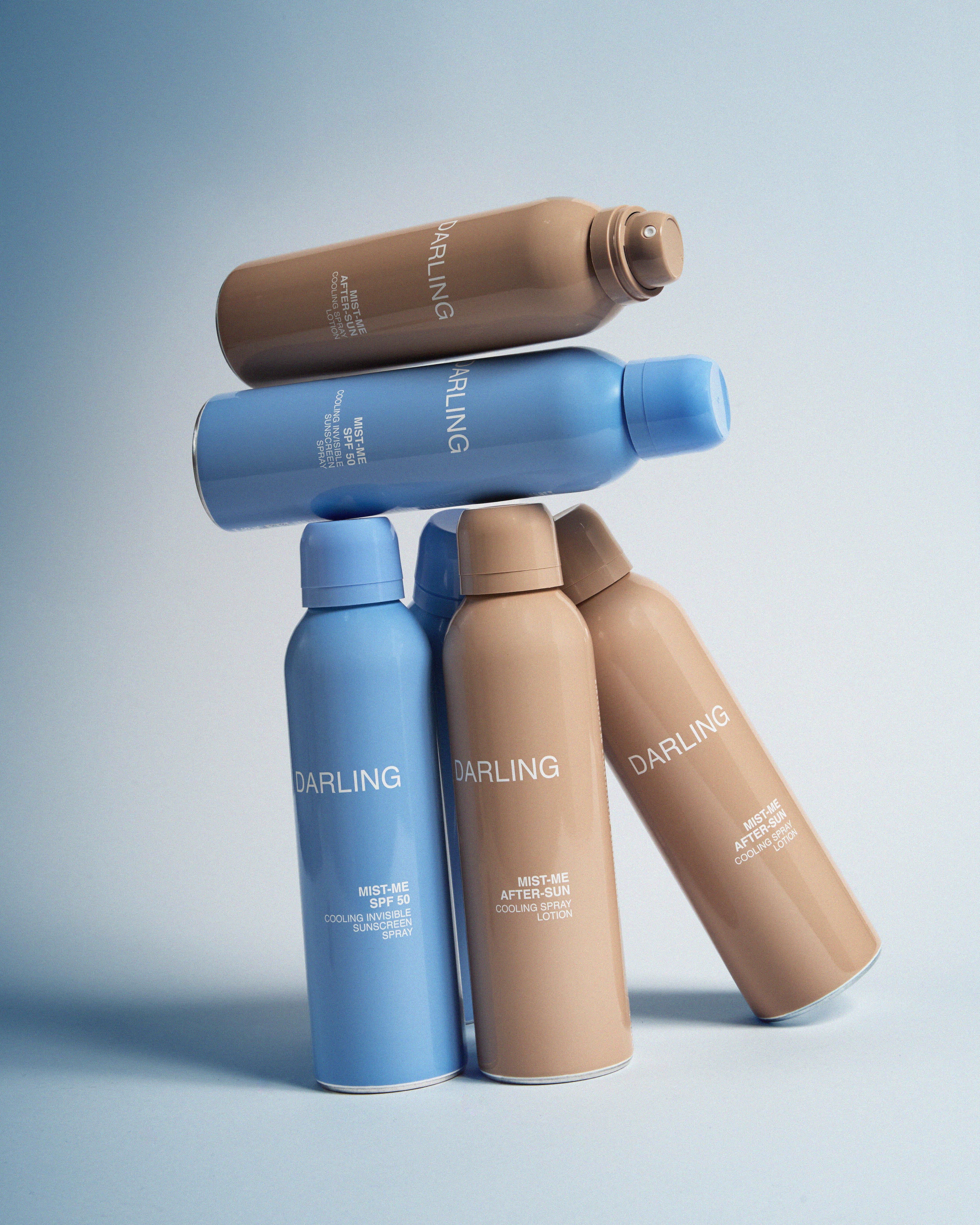 DARLING MIST-ME Collection, spray solari ultra-leggeri e rinfrescanti per protezione solare e dopo sole