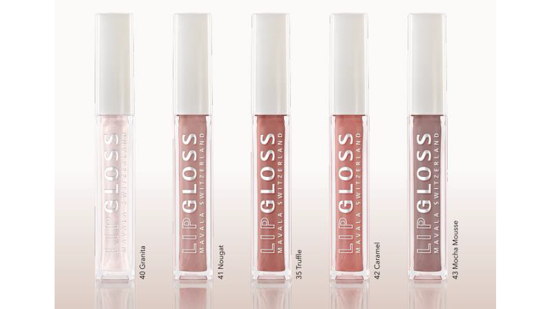 Lip gloss Mavala Neo Lips con tonalità nude per labbra idratate e luminose, collezione Primavera 2025