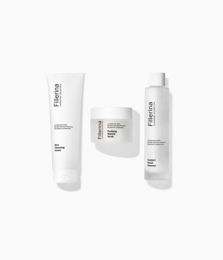 Prodotti detergenti Fillerina con 12 Acidi Ialuronici per pelle secca e sensibile