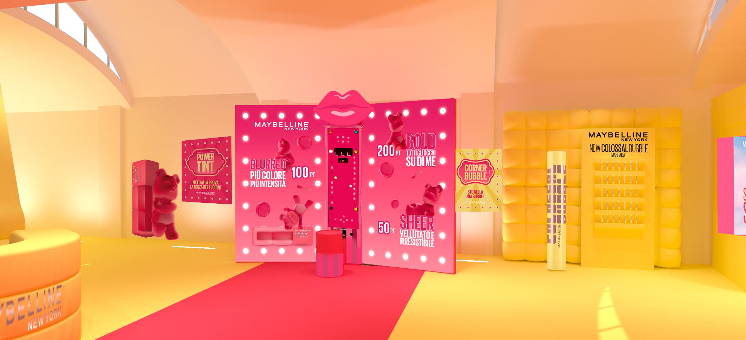 MAYBELAND, l'evento di Maybelline New York alla Milano Design Week, un’esperienza immersiva di make-up e divertimento