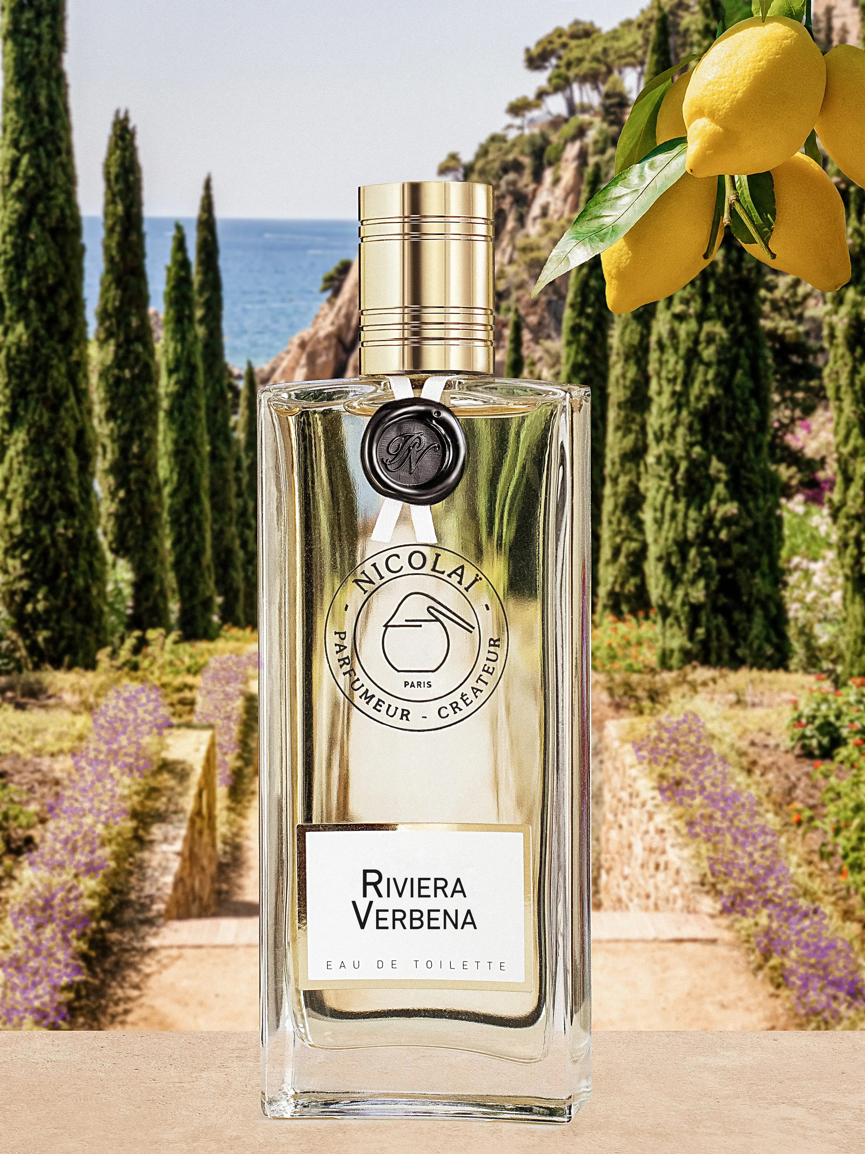 Riviera Verbena Nicolaï, profumo fresco con limone, menta e verbena