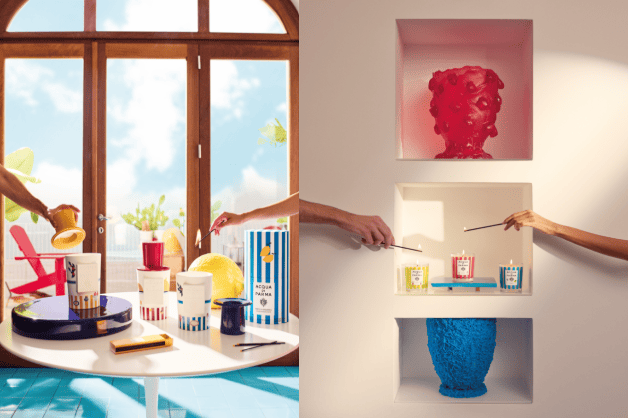 Profumi e candele della collezione La Terrazza di Acqua di Parma, con design ispirato all’estate italiana